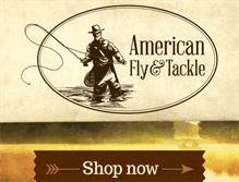 Tablet Screenshot of americanflyandtackle.com